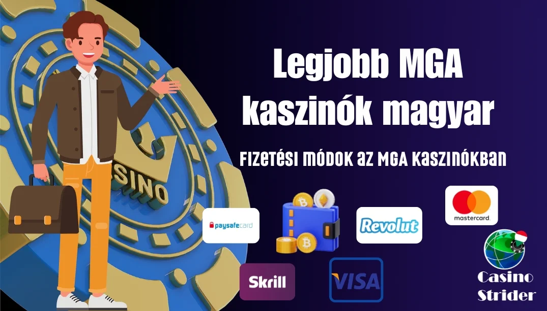 Fizetési módok az MGA kaszinókban