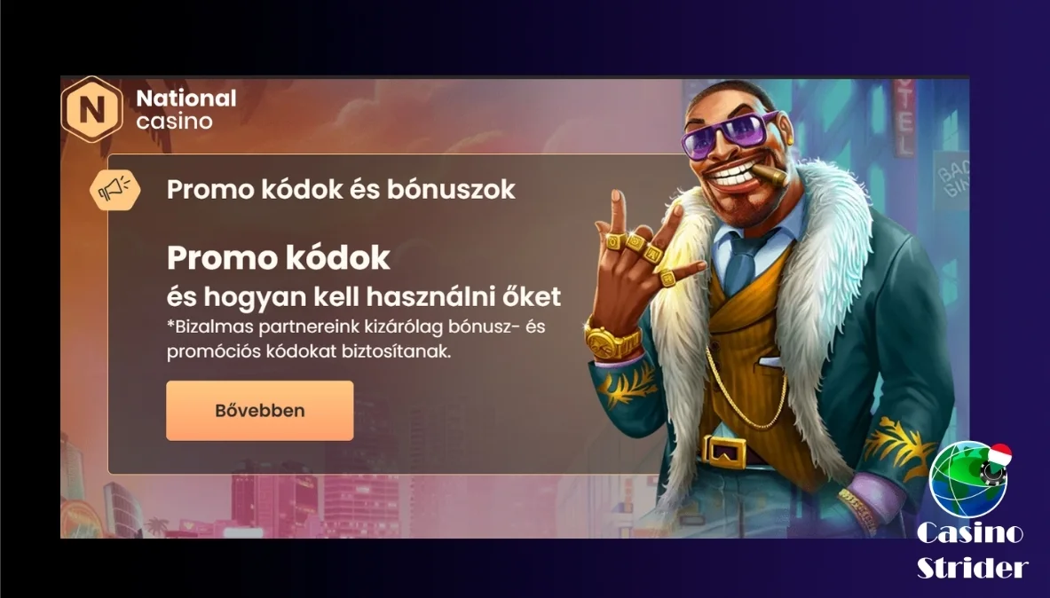 Hogyan lehet beváltani a National Kaszinó promóciós kódot