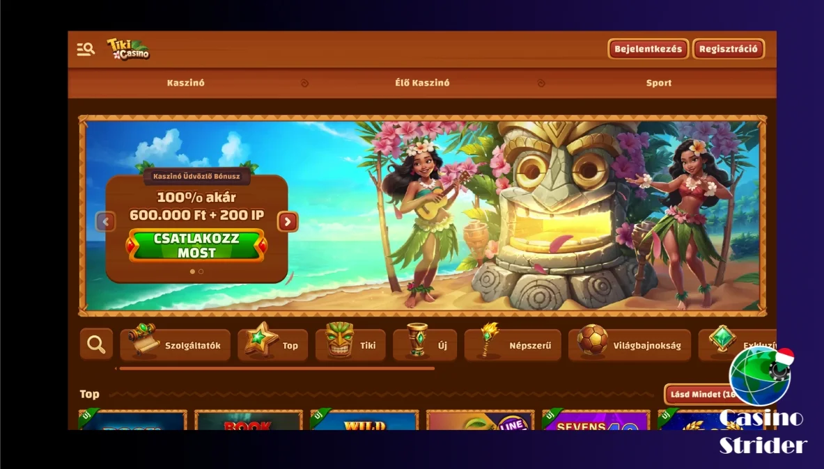 Tiki Casino röviden