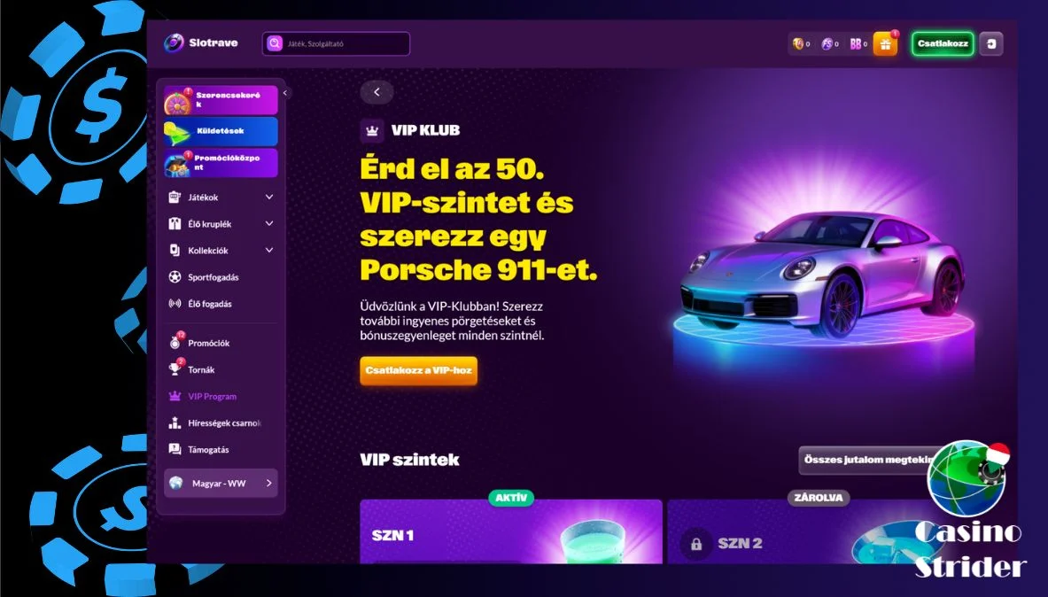 SlotRave VIP program